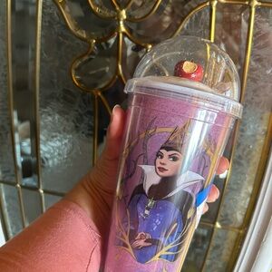 Purple Evil Queen Tumbler with Straw
